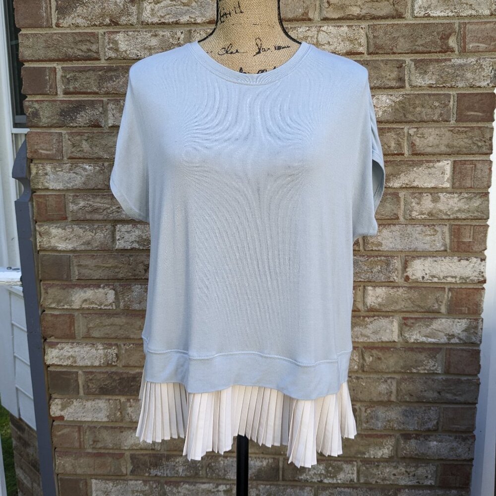 ⭐ LOGO by Lori Goldstein gray top XS